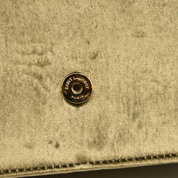 SAINT LAURENT  Velvet Medium Monogram Kate Tassel Shoulder Bag - Picture 9 of 15